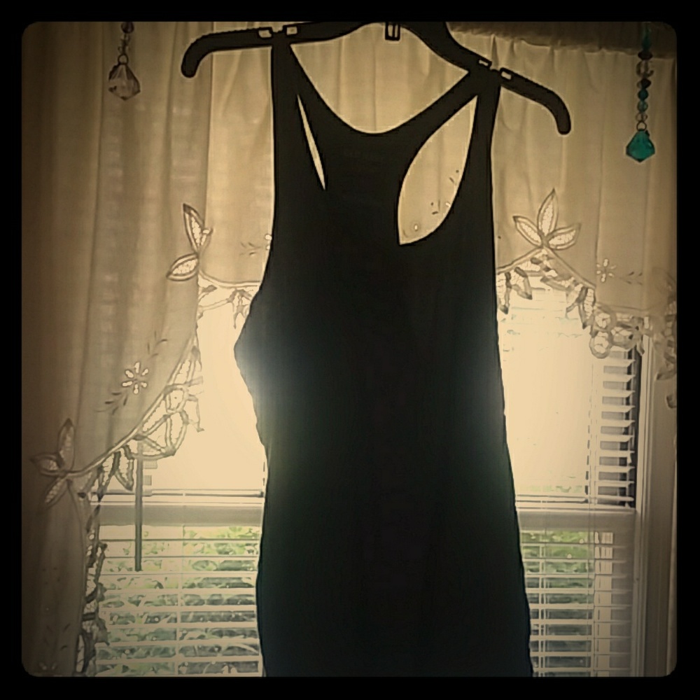 Olive green tank top old navy